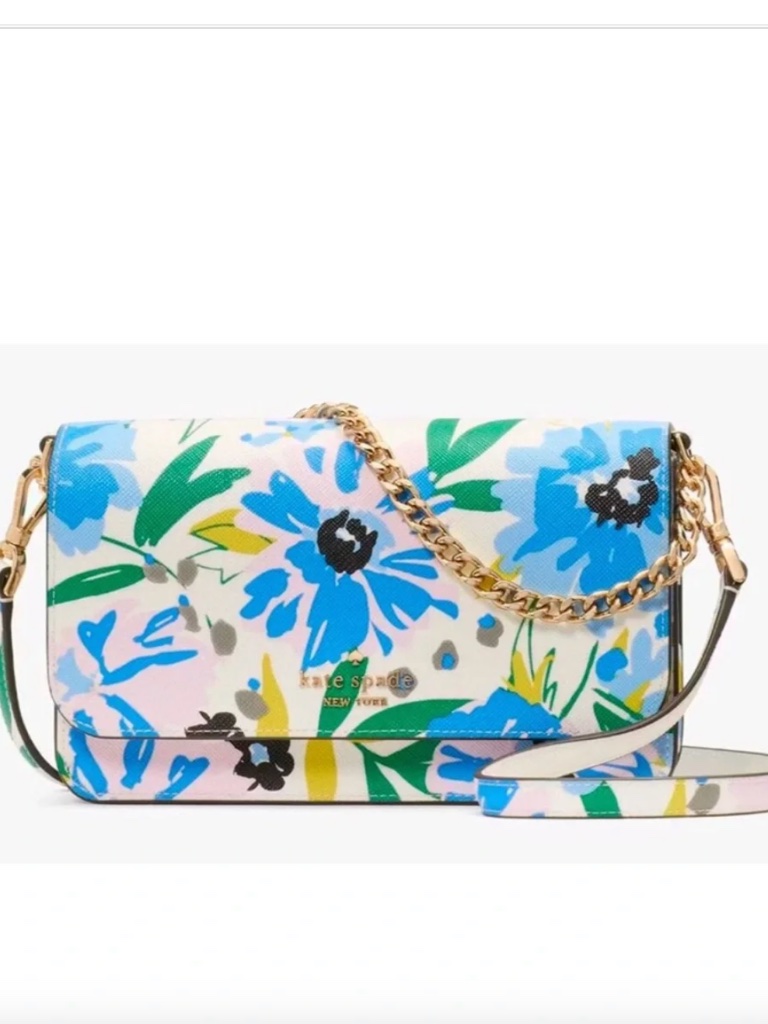 Nwt Kate Spade Laurel Way Festival Floral Shoulder Crossbody Bag